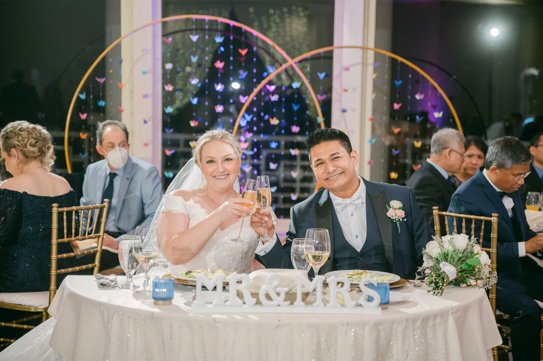 Photo from Kristina Oo's wedding celebration honoring Jewish traditions